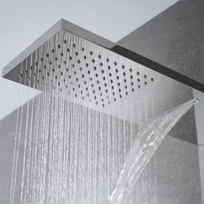 Douchepaneel Nana – Waterval – Massagejets – Chrome