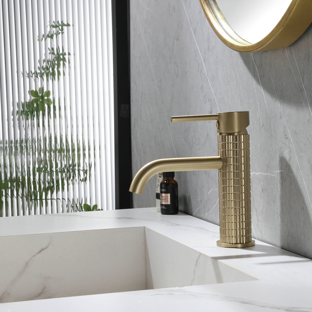 Opbouw wastafelkraan Angelica - Brushed gold