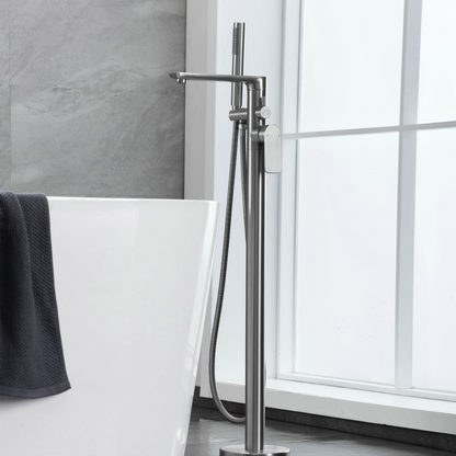 Vrijstaande badkraan Emilia - Gunmetal grey