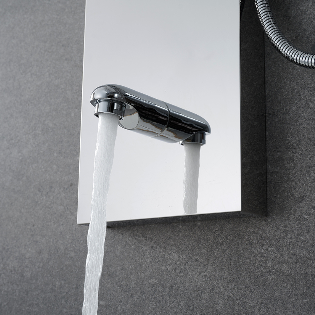 Douchepaneel Nana – Waterval – Massagejets – Chrome