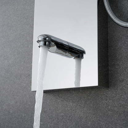 Douchepaneel Nana – Waterval – Massagejets – Chrome