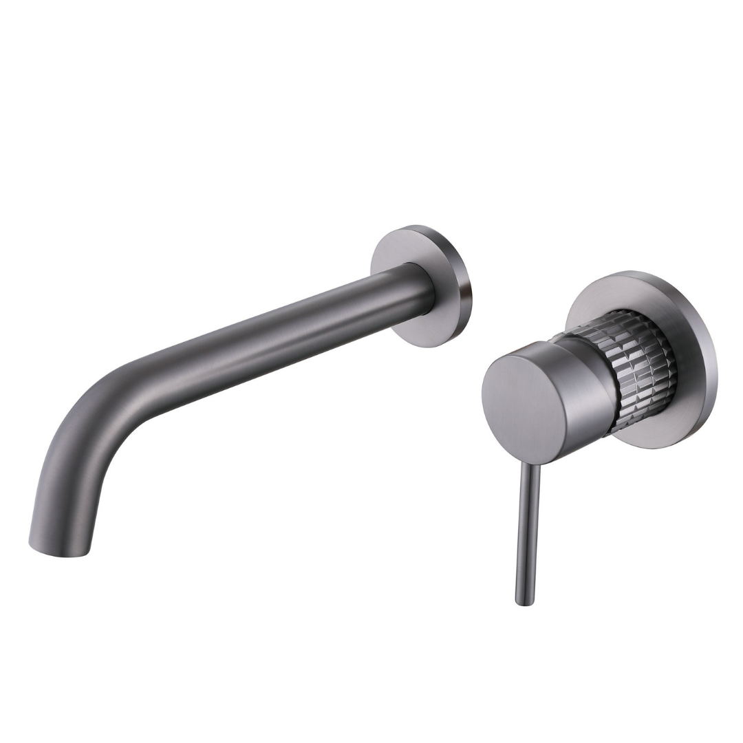 Inbouw wastafelkraan Angelica - Gunmetal grey