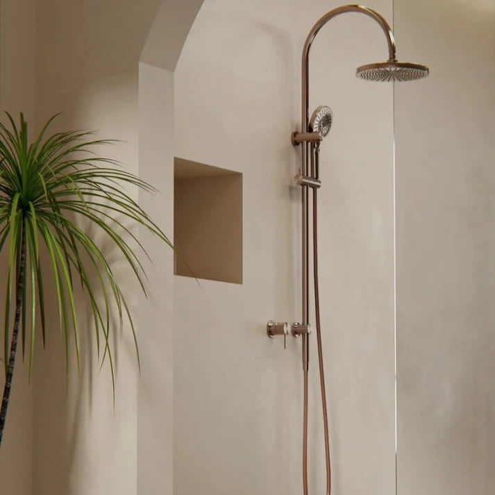 Regendoucheset Valencia – Graphite - Air shower II - Met inbouwmengkraan
