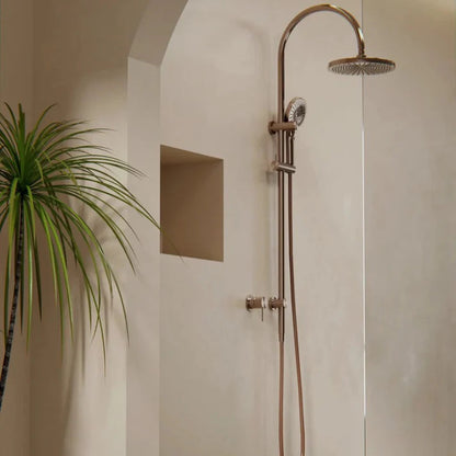 Regendoucheset Valencia – Graphite - Air shower II - Met inbouwmengkraan
