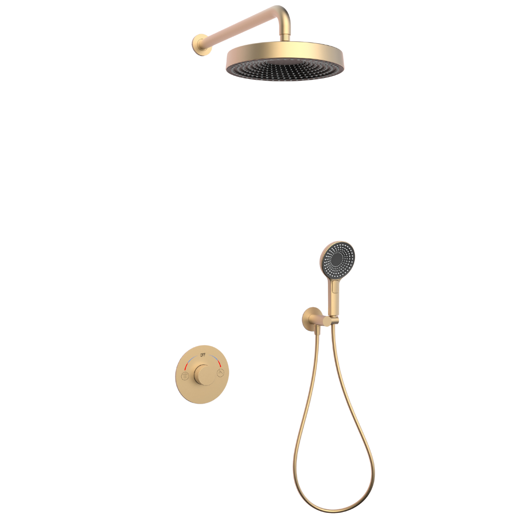 Inbouw Regendoucheset Amalia - Brushed gold
