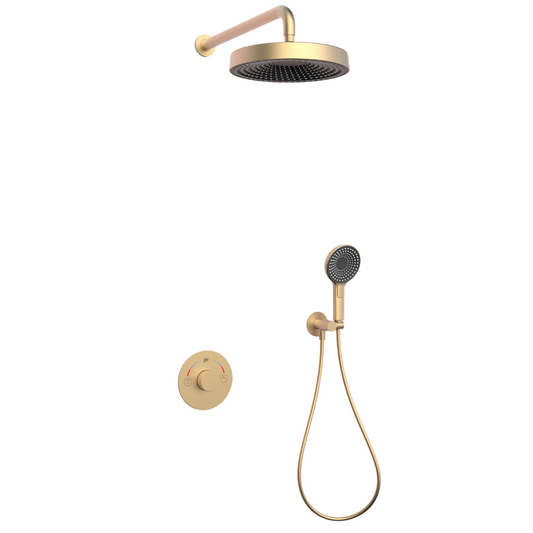 Inbouw Regendoucheset Amalia - Brushed gold