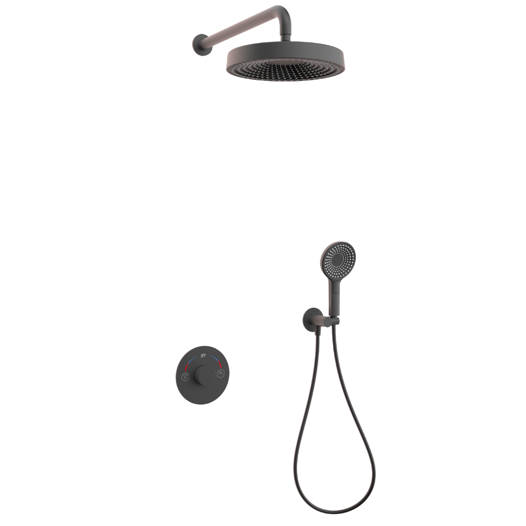 Inbouw Regendoucheset Amalia - Matte black